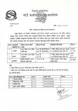 जानकारी तथा बिरुवा माग गर्ने सम्बन्धमा।
